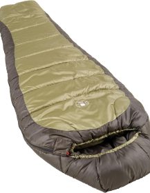 Coleman North Rim 0°F Big & Tall Sleeping Bag, Cold-Weather Mummy Sleep Sack with No-Snag Zipper & Adjustable Hood for Warmth & Ventilation